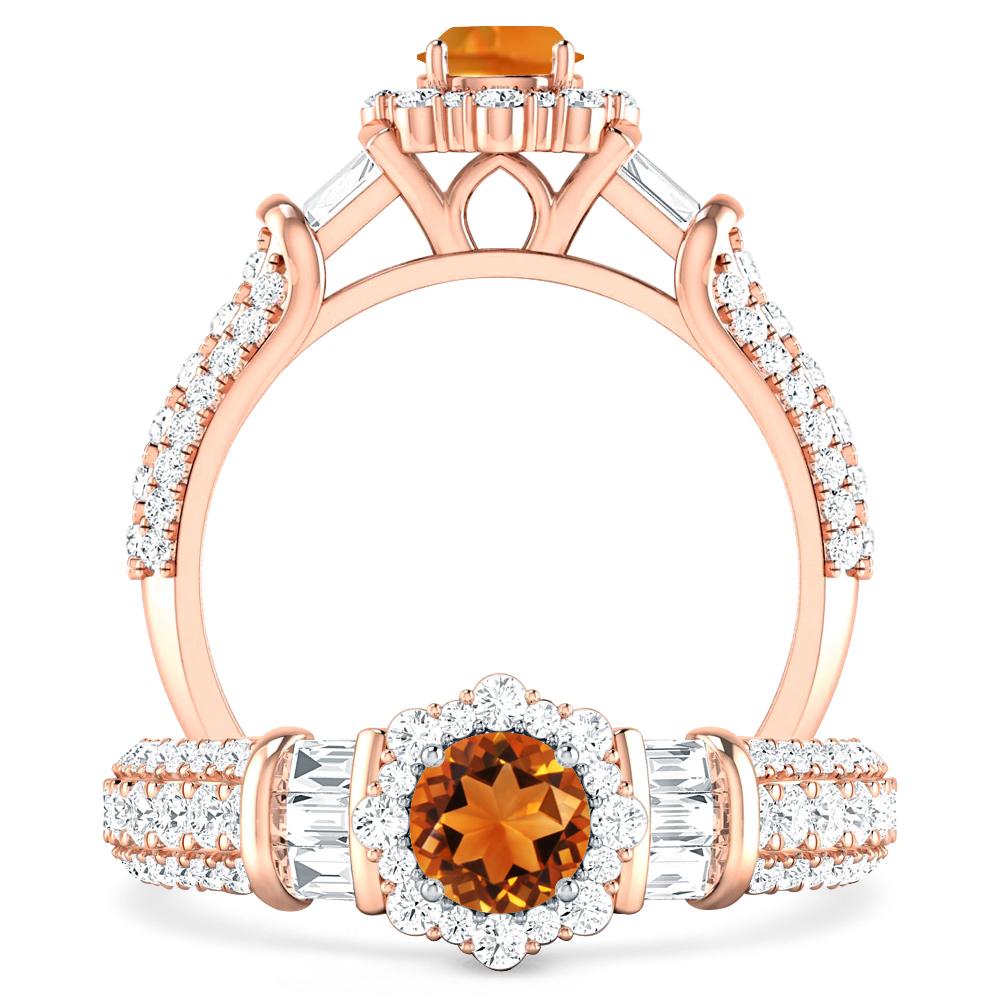 Rose Gold - Citrine