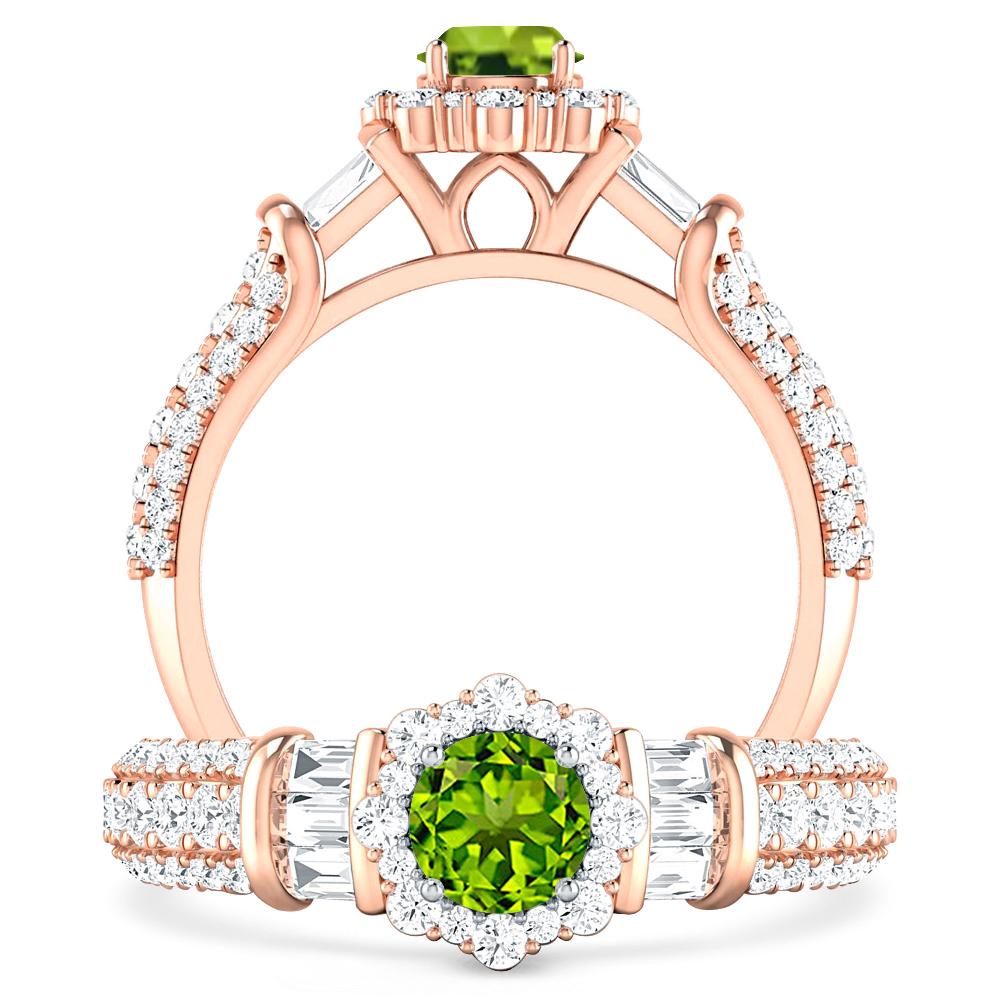 Rose Gold - Peridot