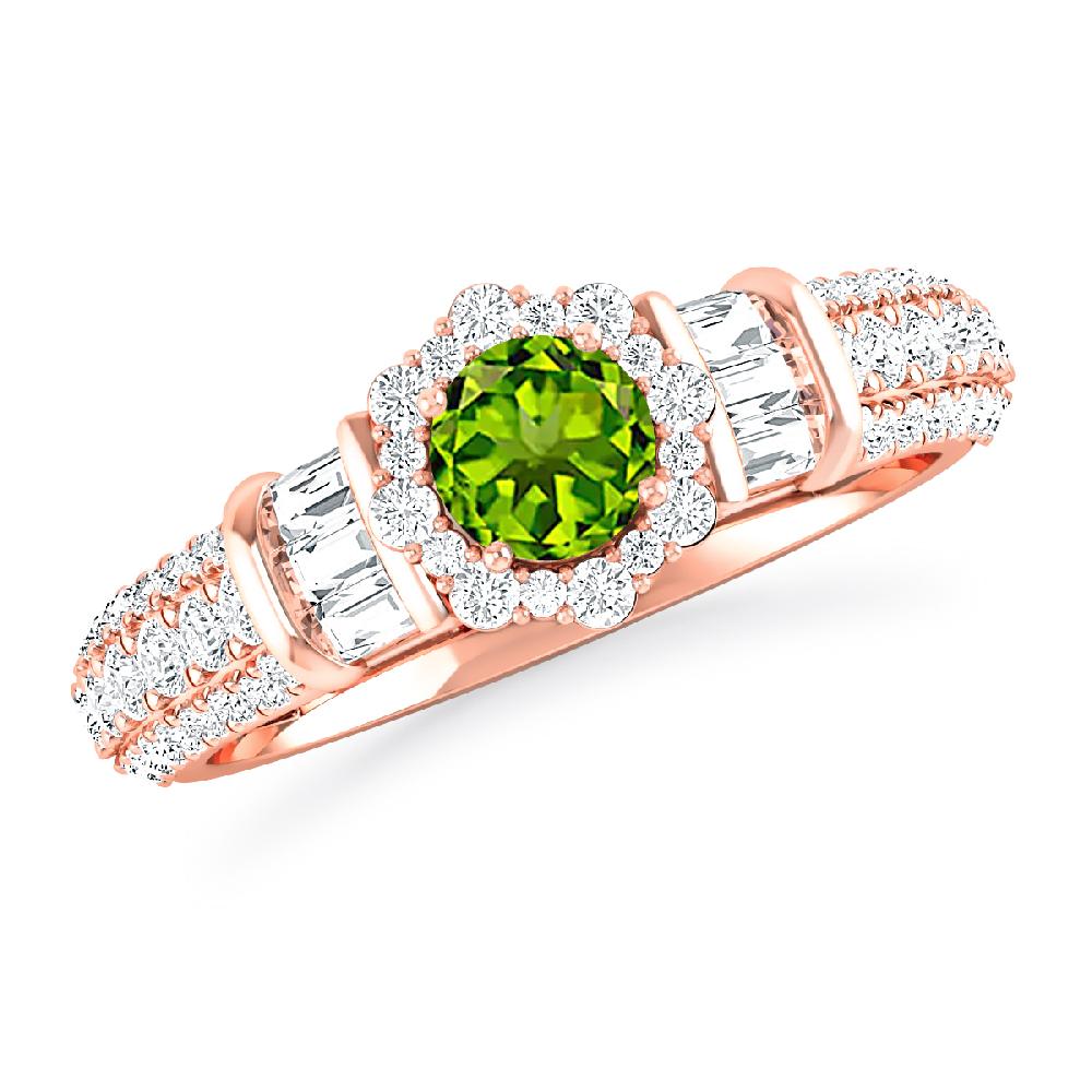 Rose Gold - Peridot