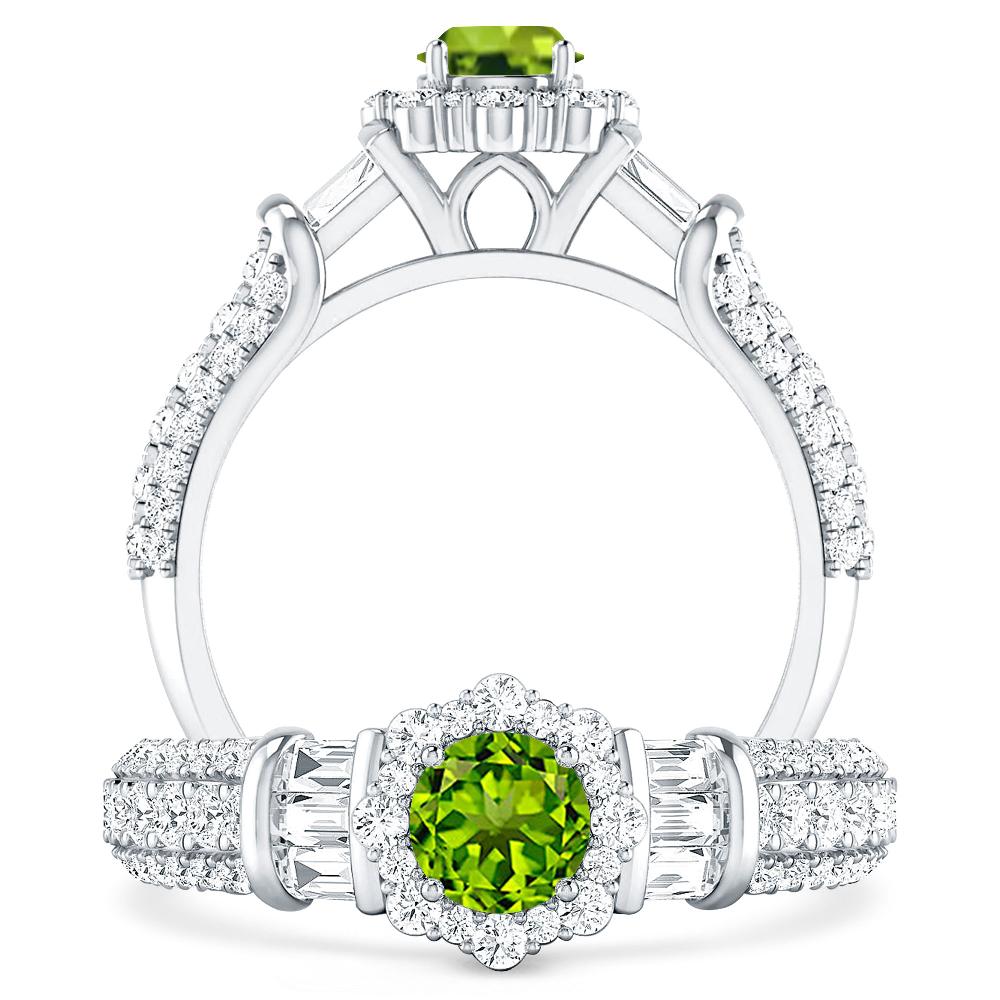 White Gold - Peridot