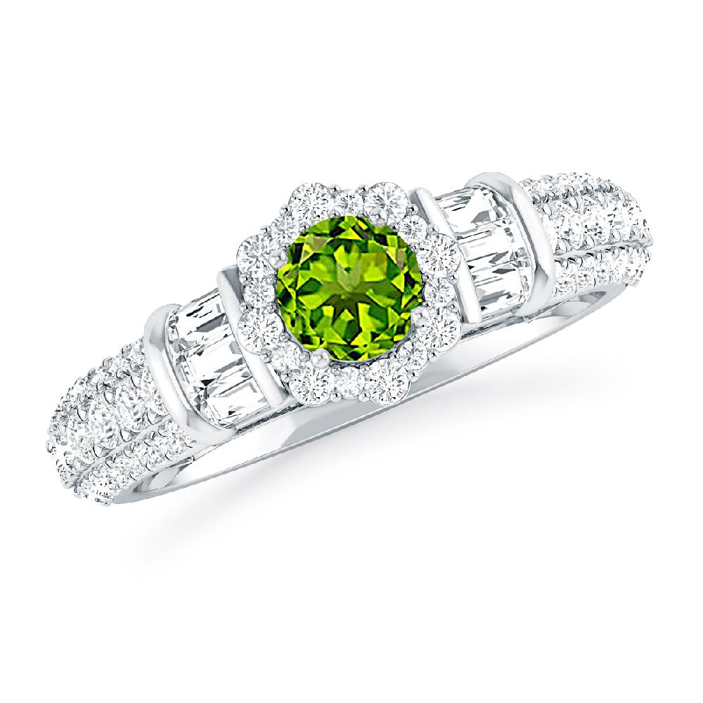 White Gold - Peridot