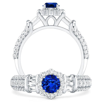 White Gold - Sapphire