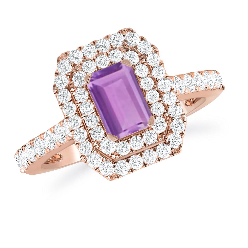 Rose Gold - Amethyst