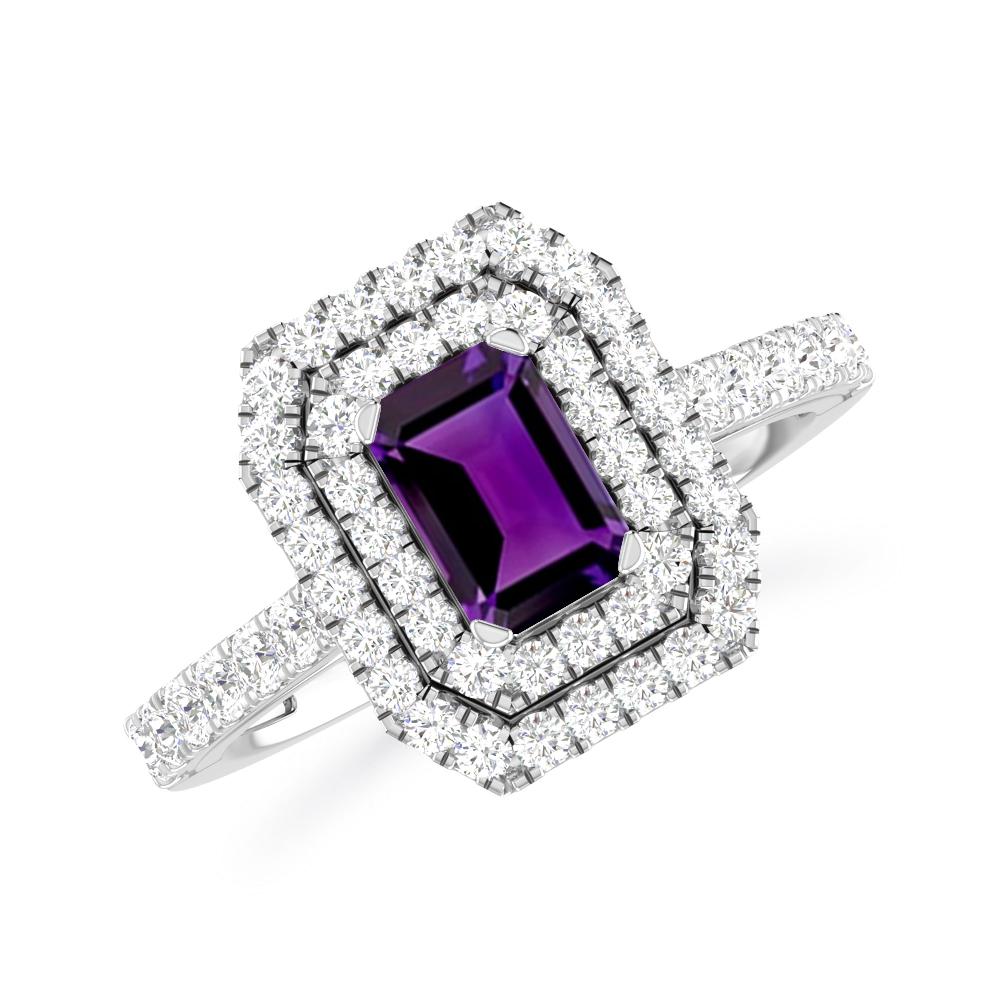 White Gold - Amethyst