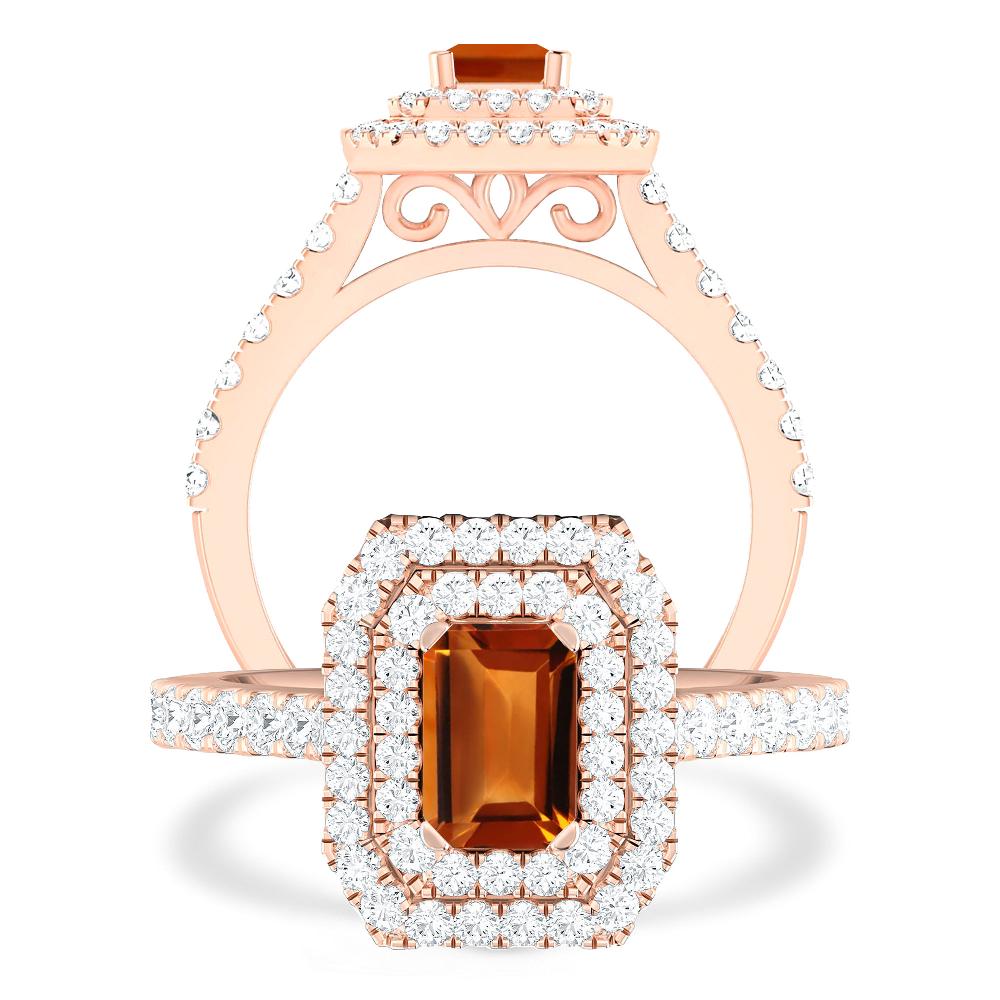 Rose Gold - Citrine