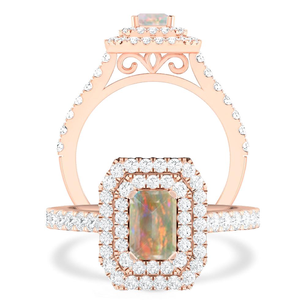 Rose Gold - Opal