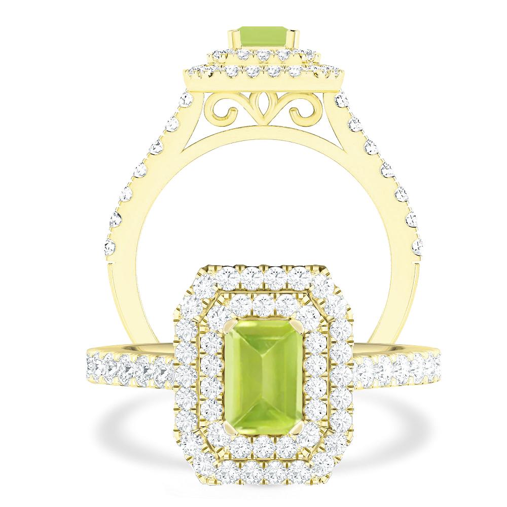 Yellow Gold - Peridot