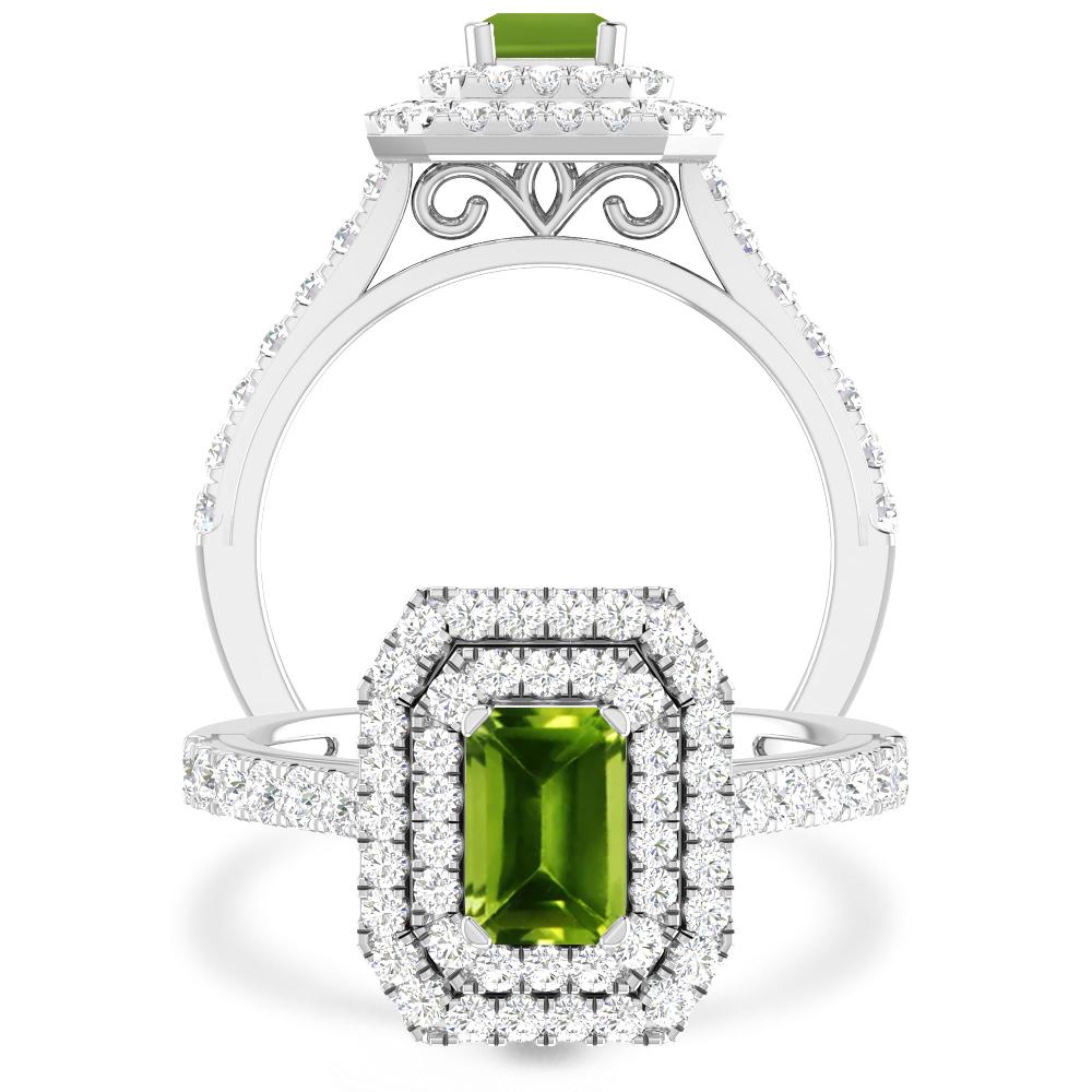 White Gold - Peridot