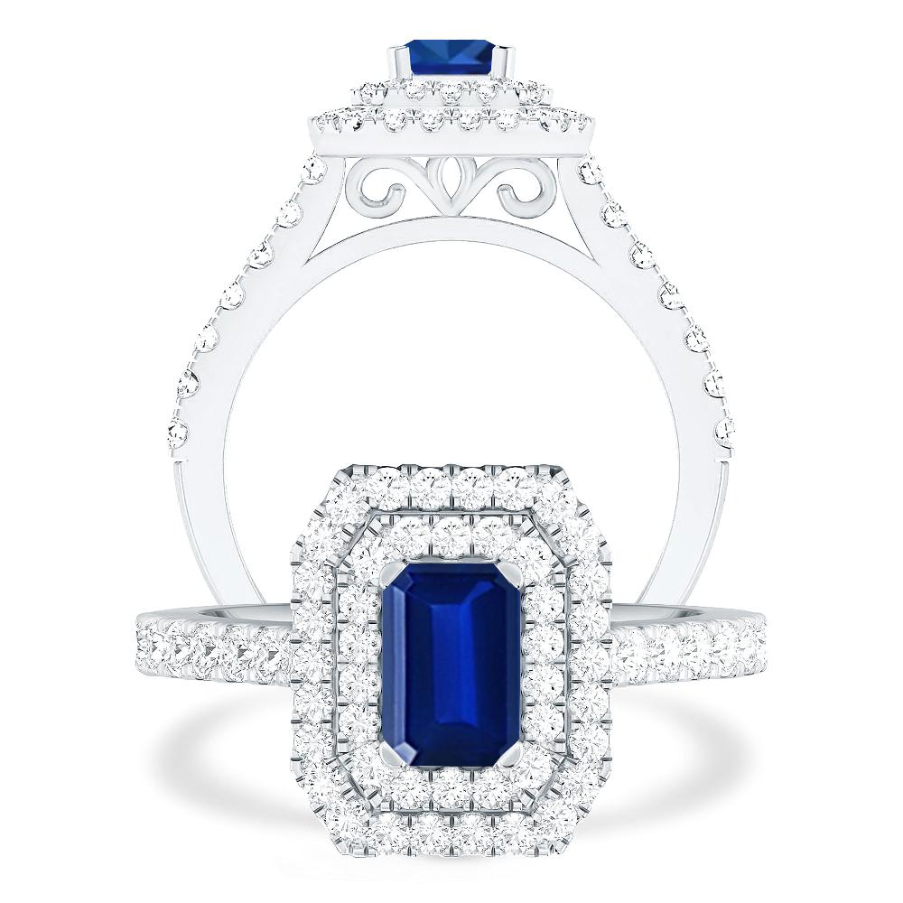 White Gold - Sapphire