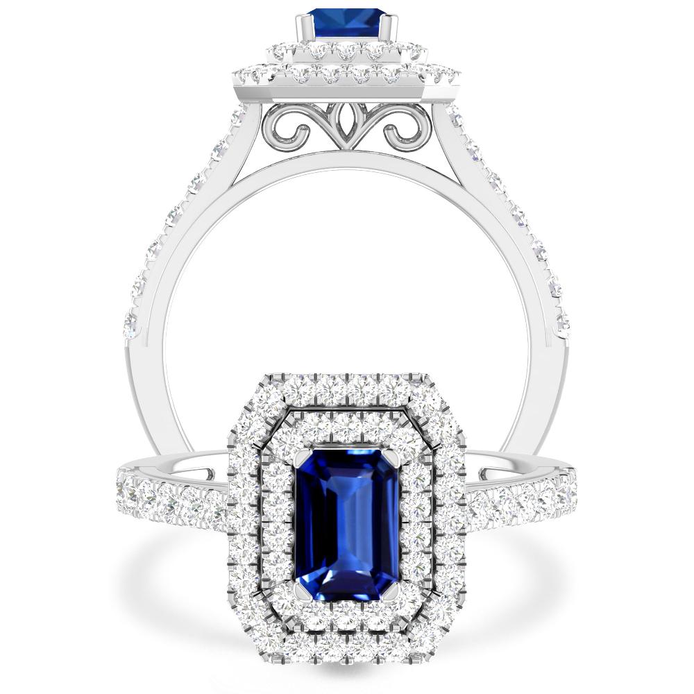 White Gold - Sapphire