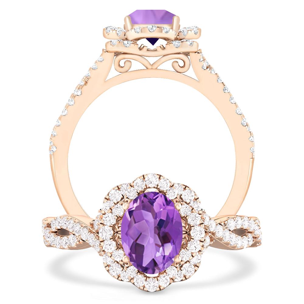 Rose Gold - Amethyst