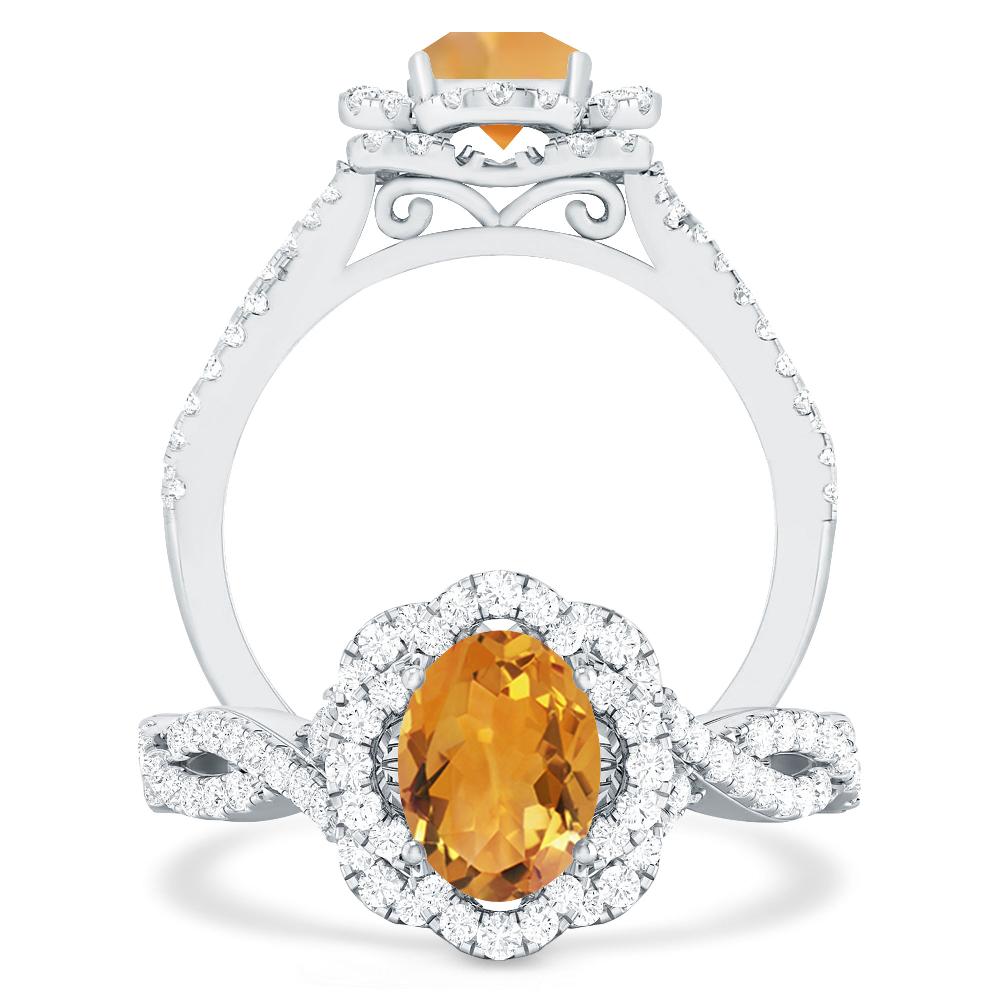 White Gold - Citrine