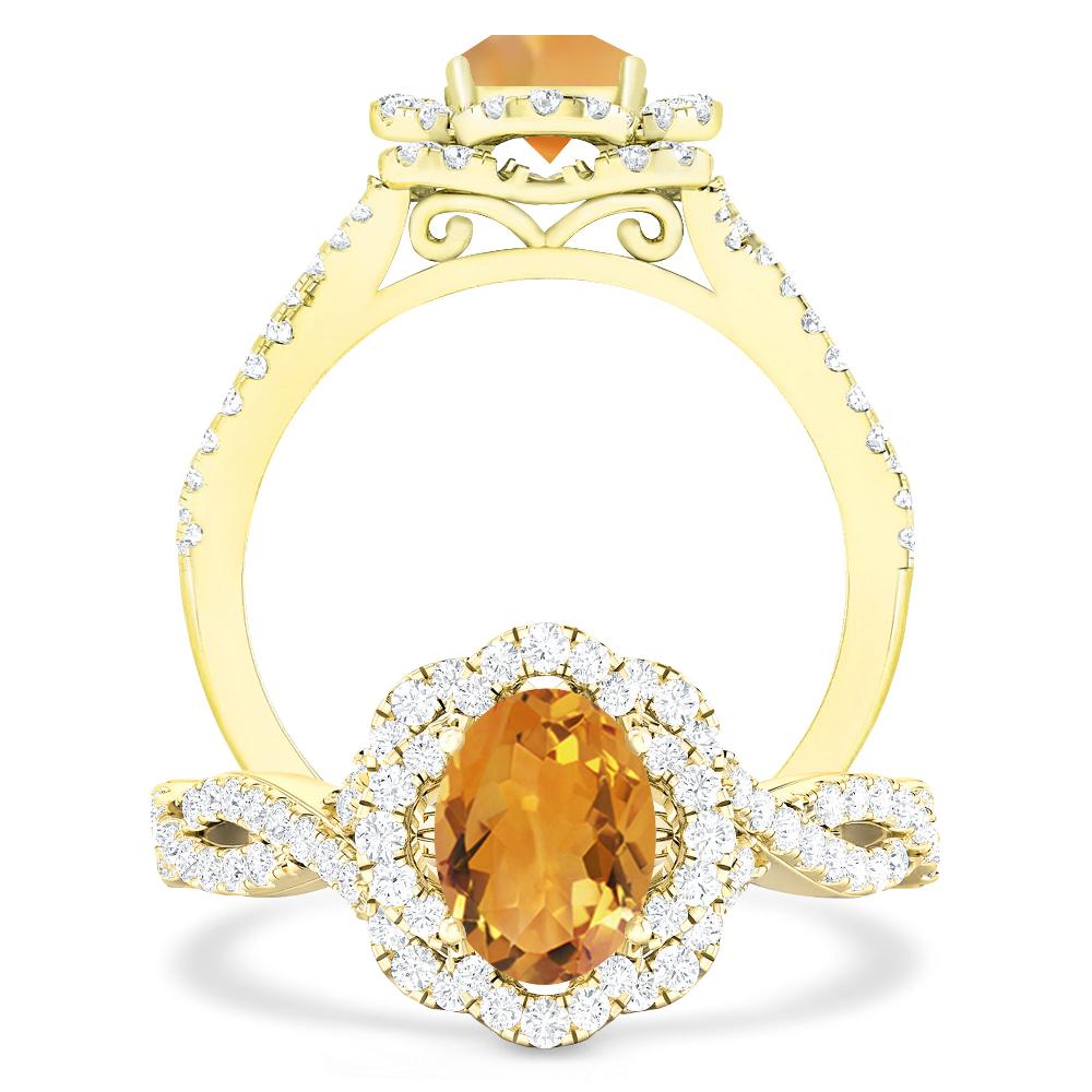 Yellow Gold - Citrine