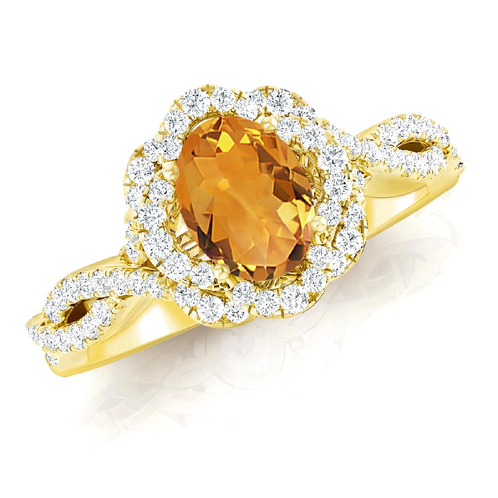 Yellow Gold - Citrine