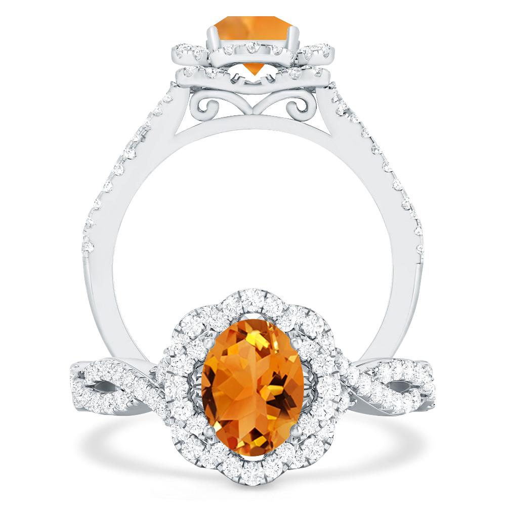 White Gold - Citrine