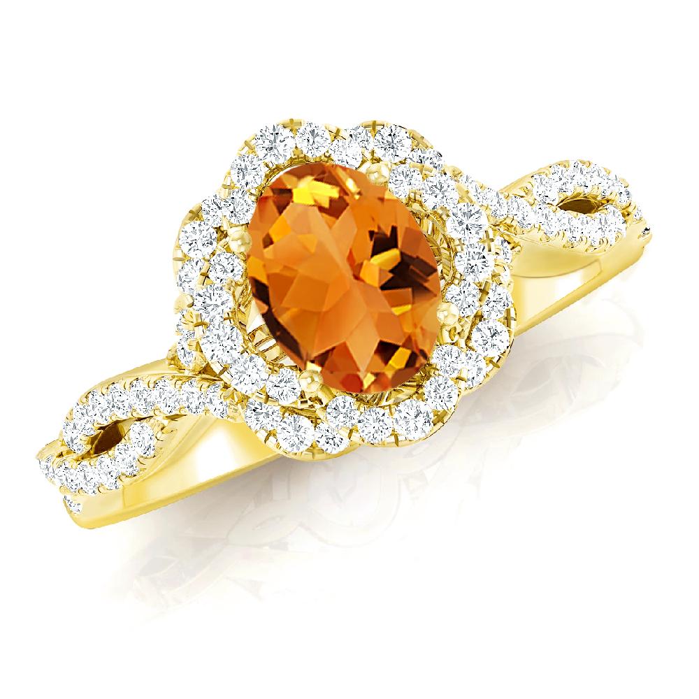 Yellow Gold - Citrine