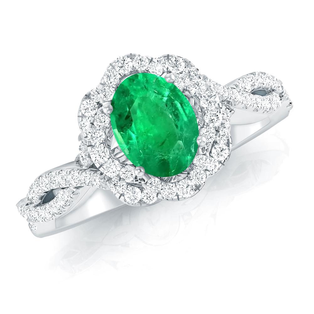 White Gold - Emerald