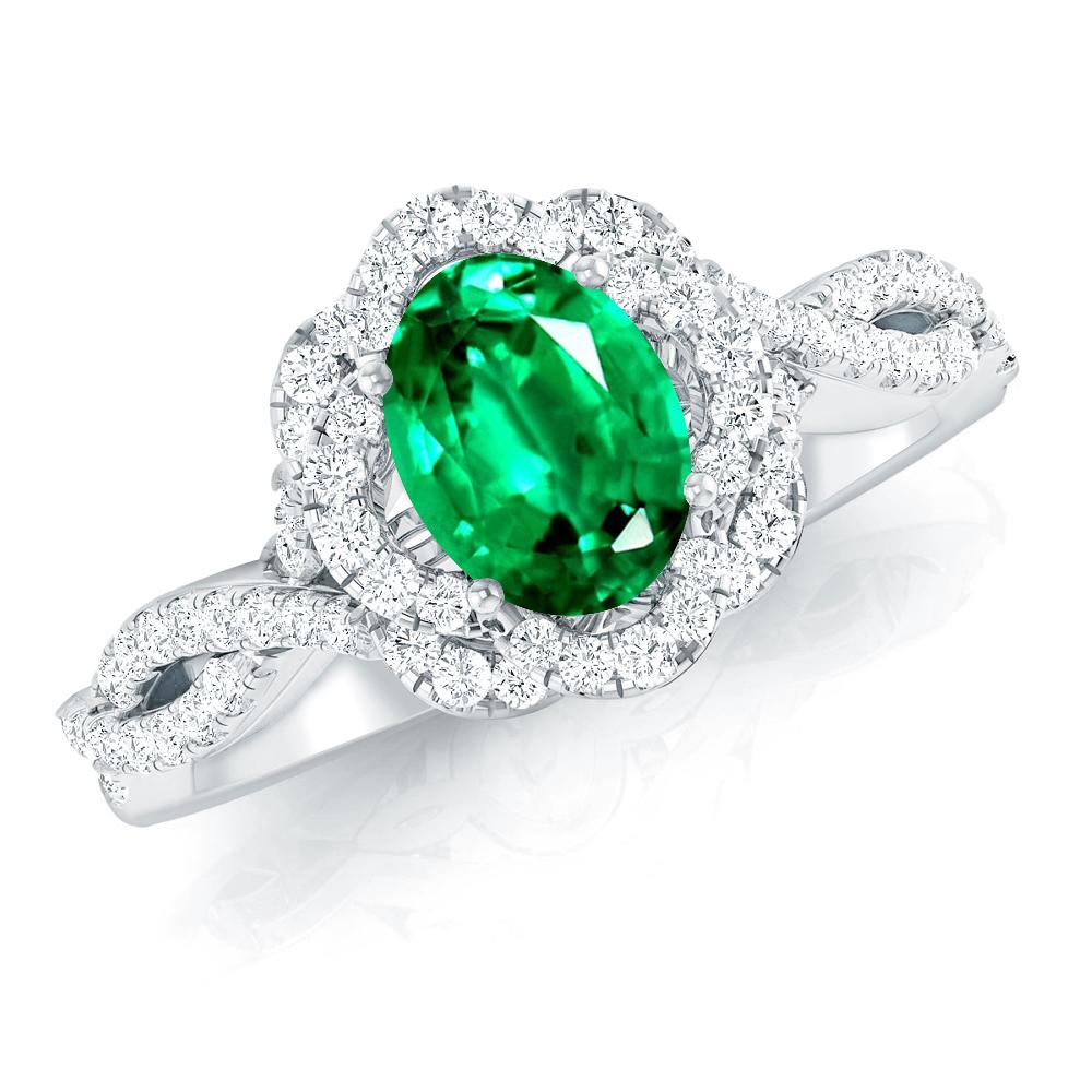 White Gold - Emerald