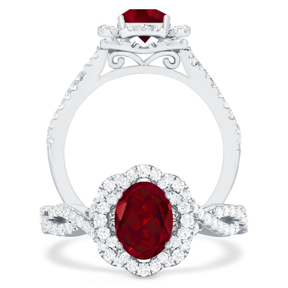 White Gold - Garnet