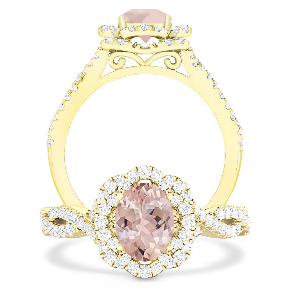 Yellow Gold - Morganite