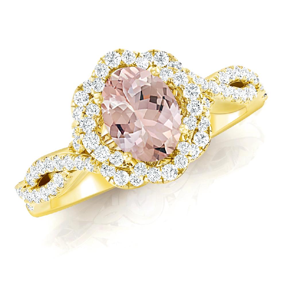 Yellow Gold - Morganite