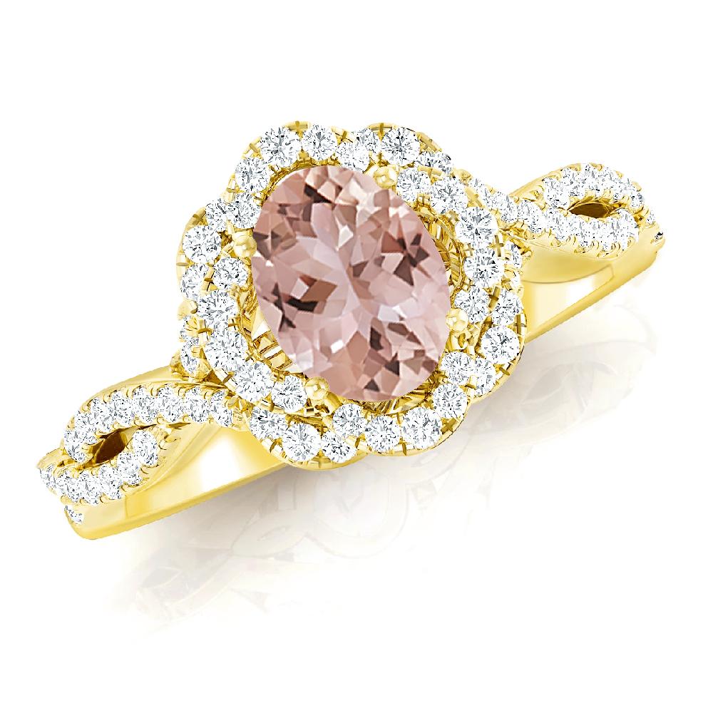 Yellow Gold - Morganite