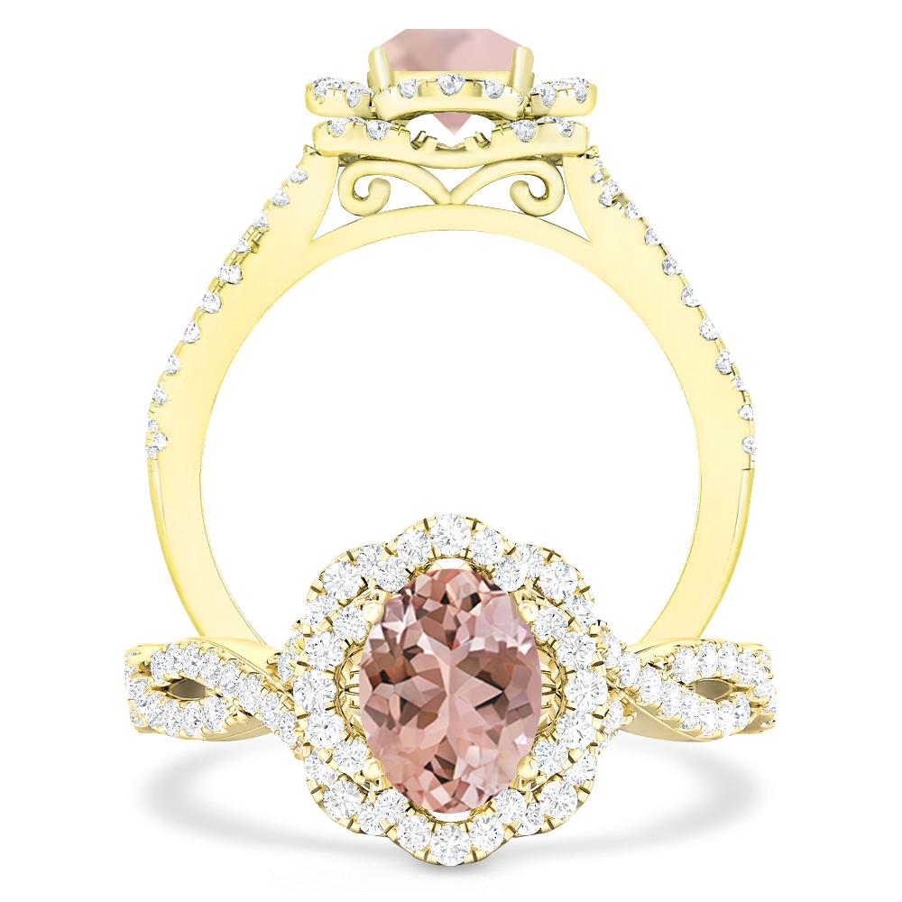 Yellow Gold - Morganite