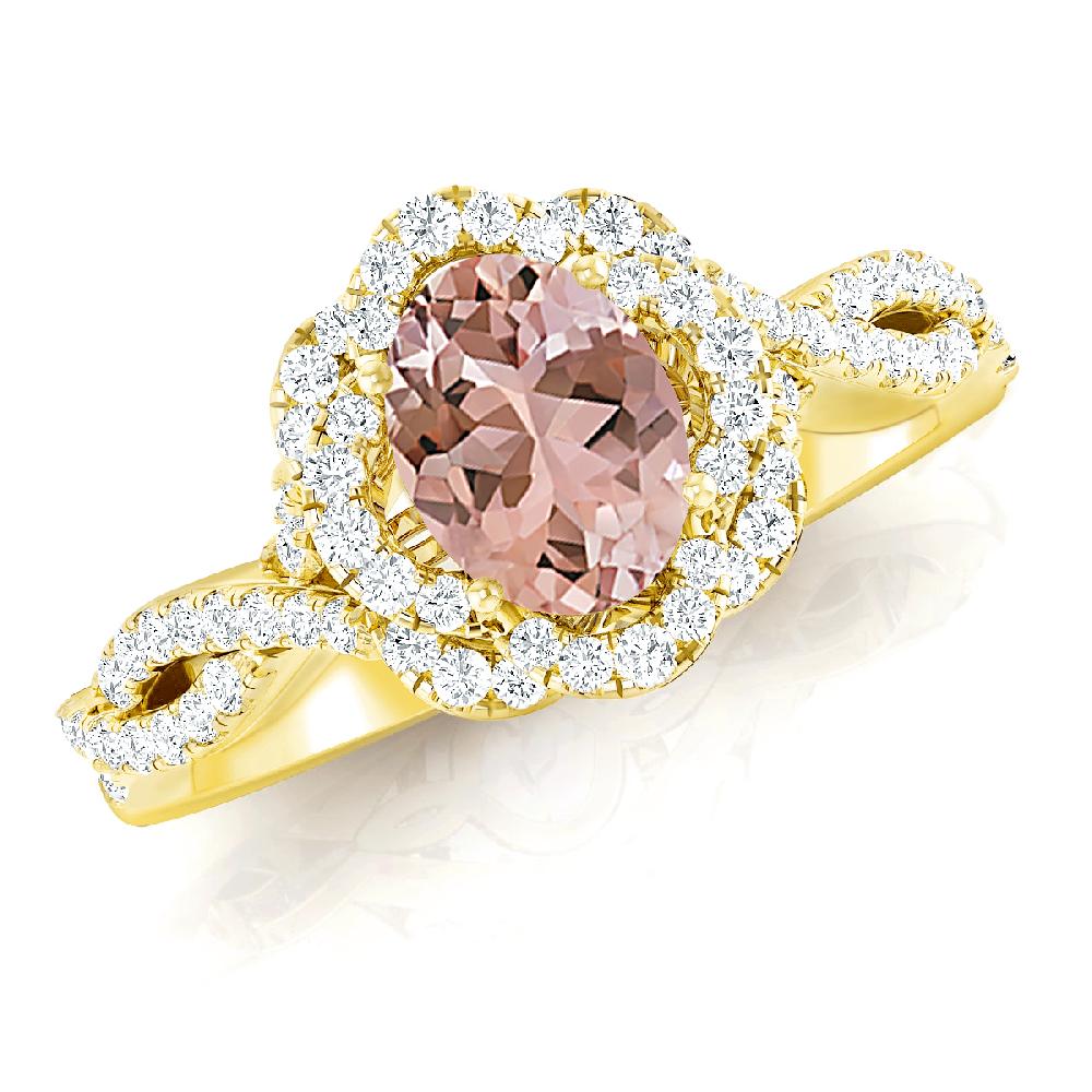 Yellow Gold - Morganite