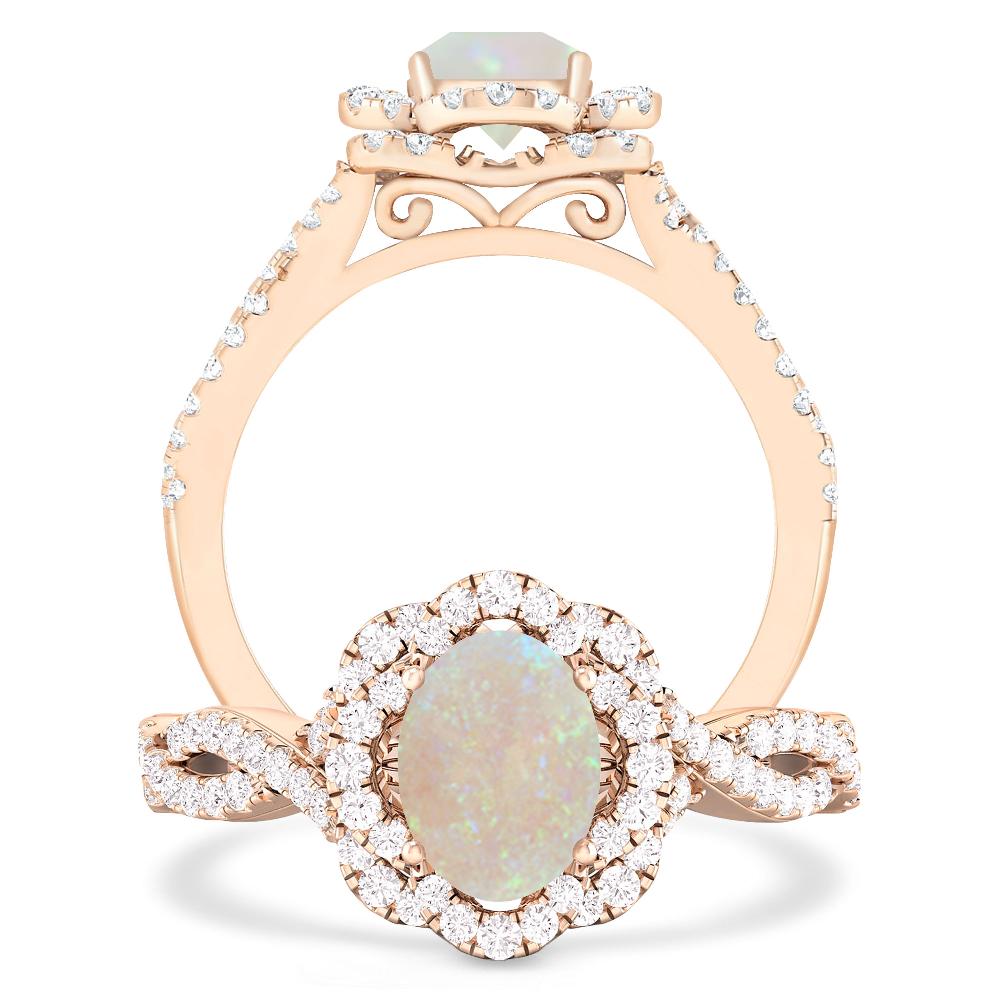 Rose Gold - Opal