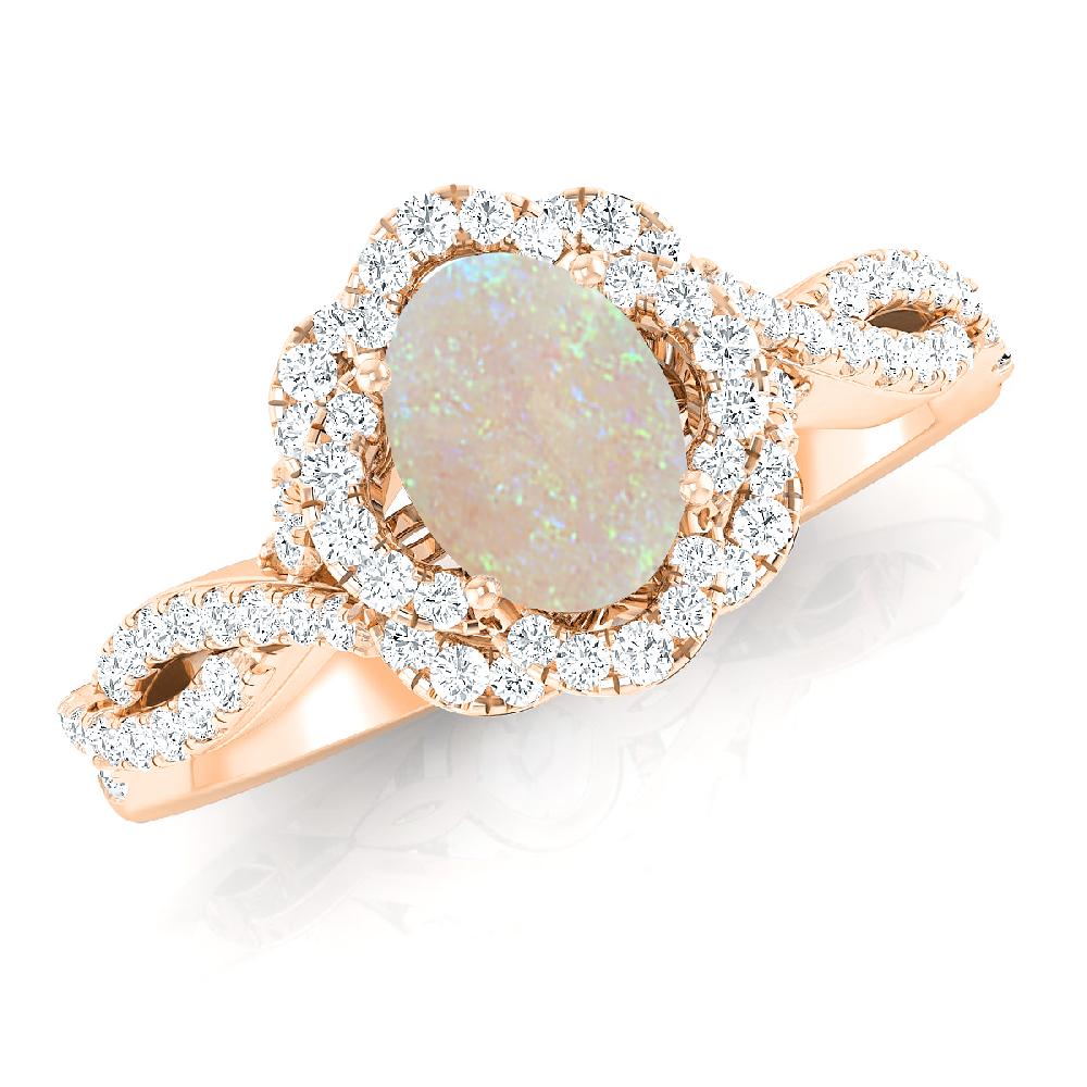 Rose Gold - Opal