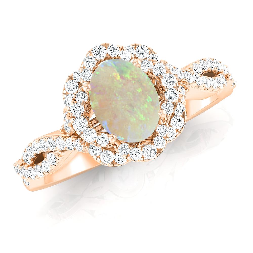 Rose Gold - Opal