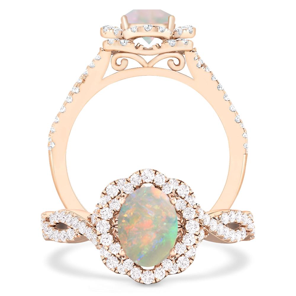 Rose Gold - Opal