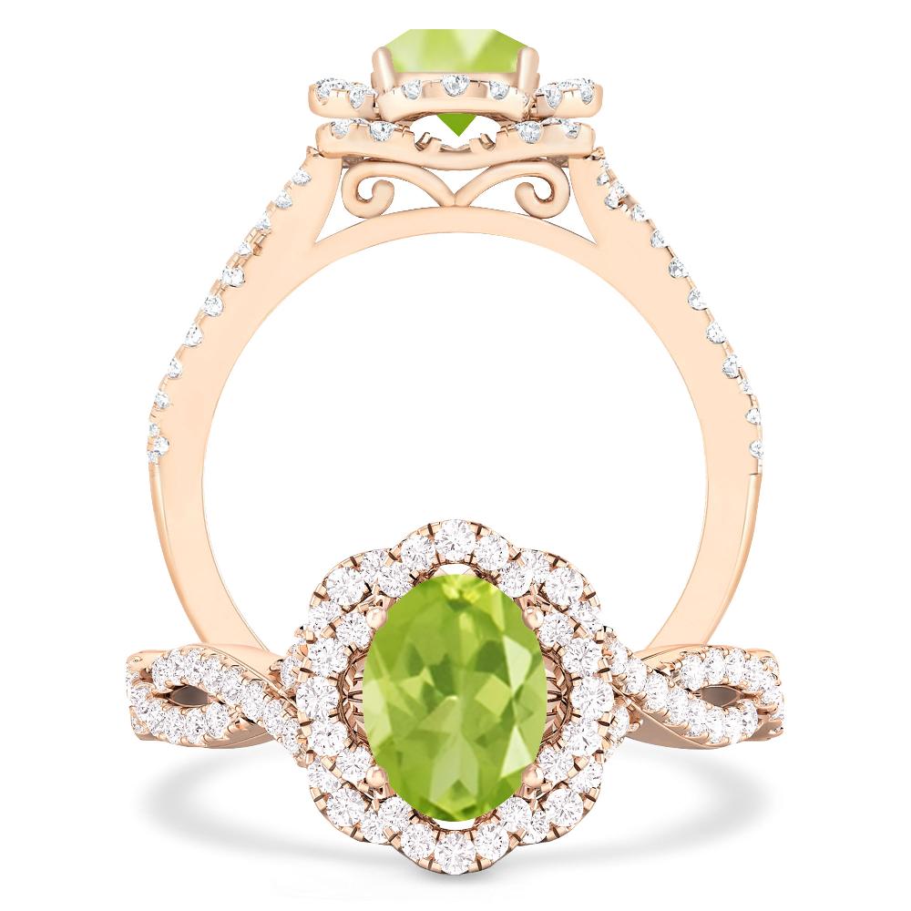 Rose Gold - Peridot