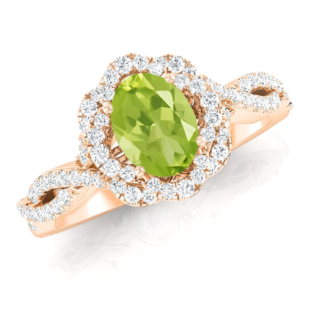 Rose Gold - Peridot