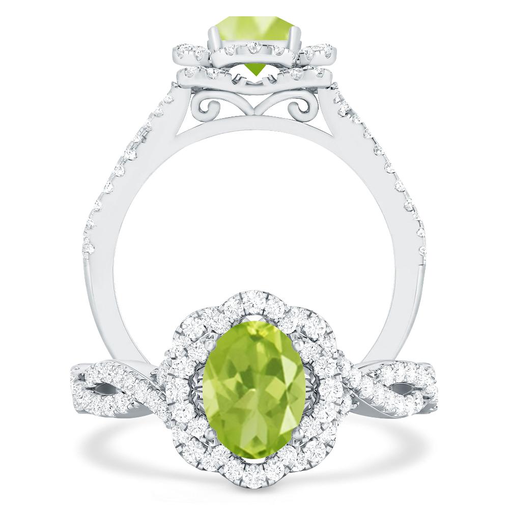 White Gold - Peridot