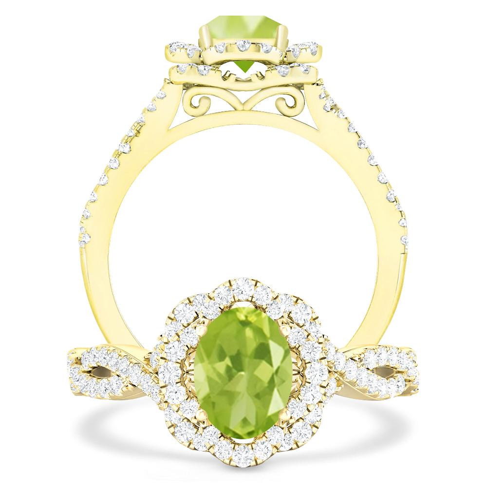 Yellow Gold - Peridot