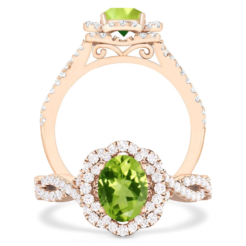 Rose Gold - Peridot