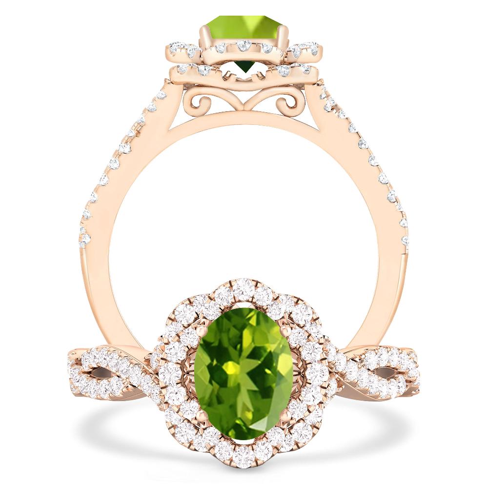 Rose Gold - Peridot