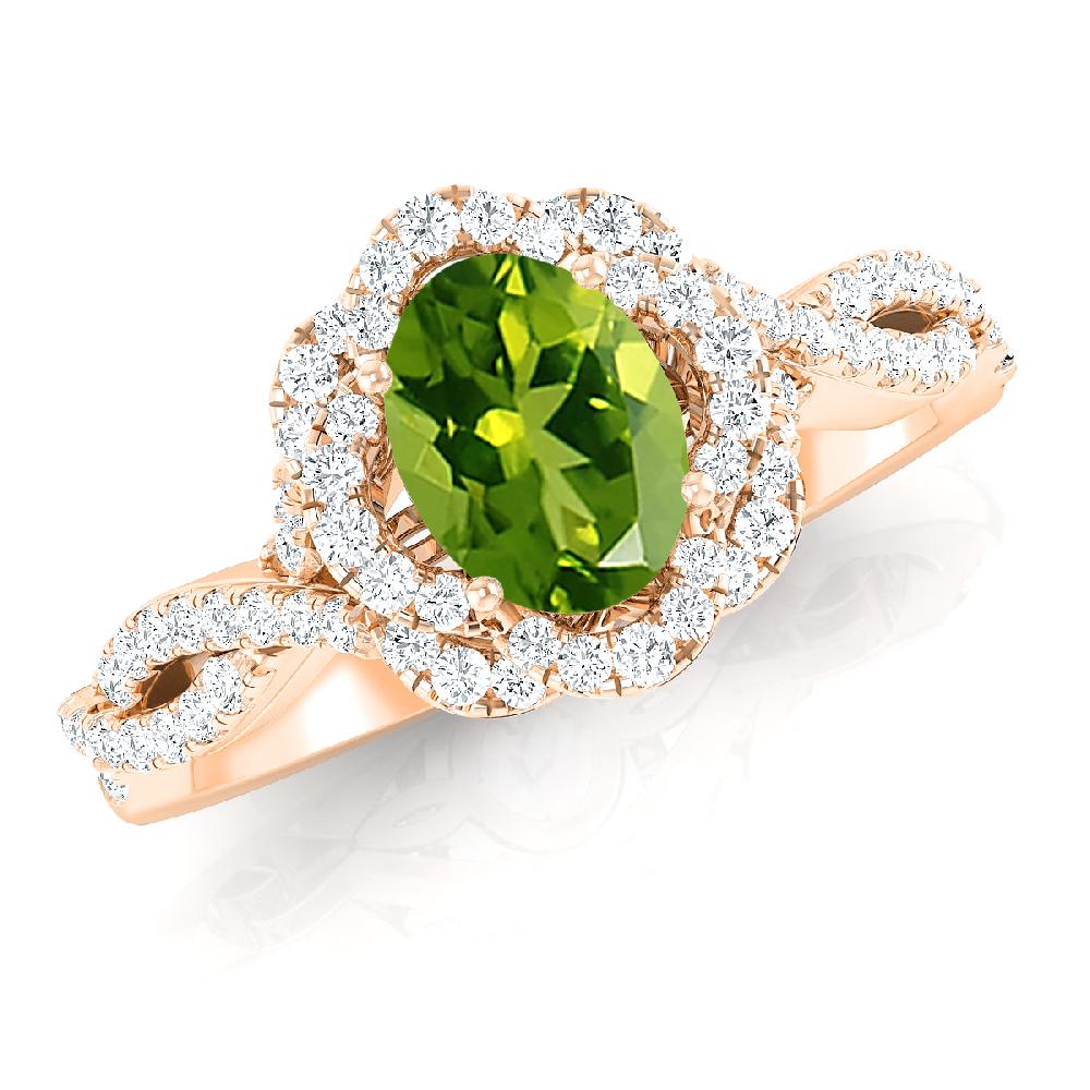 Rose Gold - Peridot