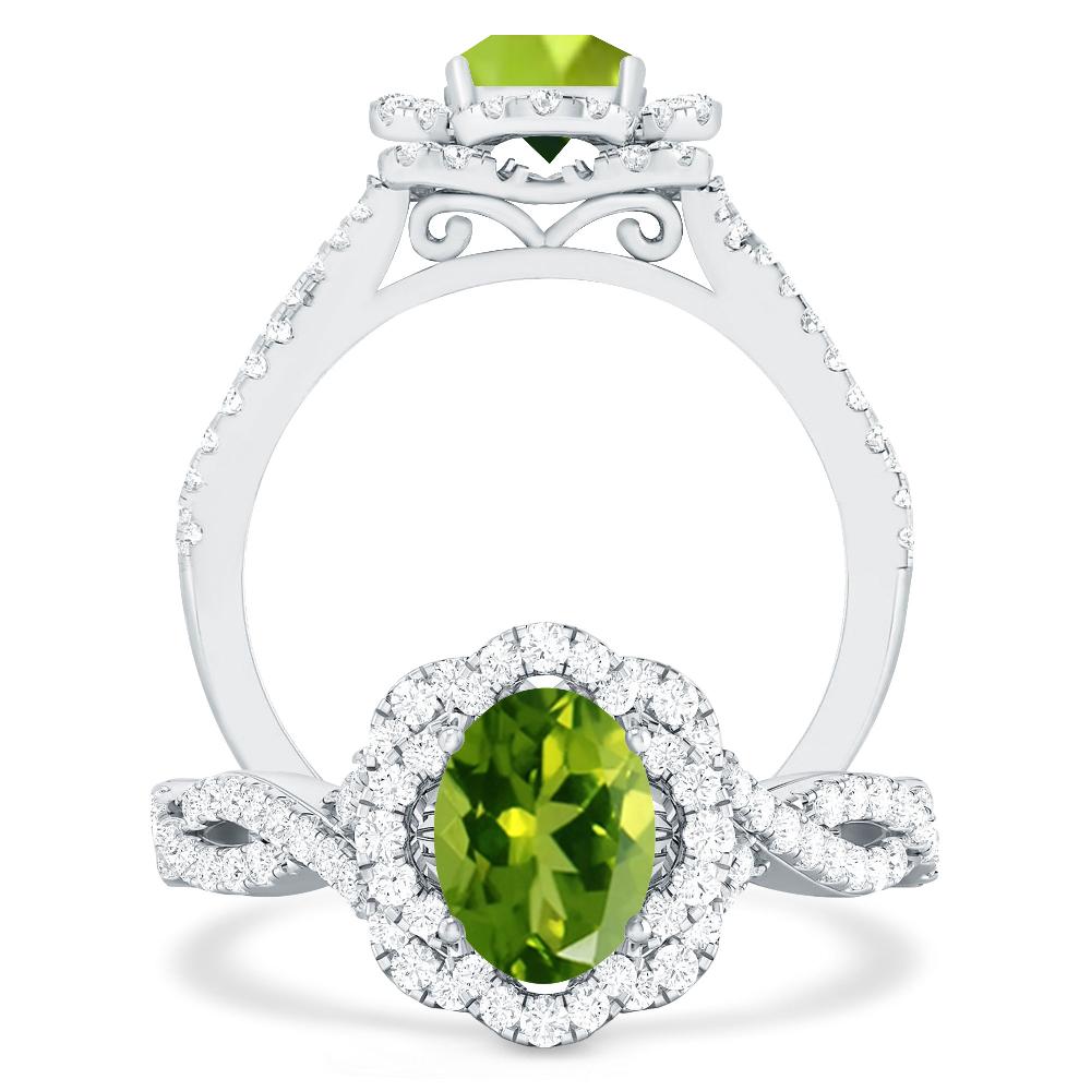 White Gold - Peridot