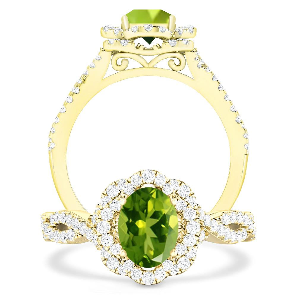 Yellow Gold - Peridot