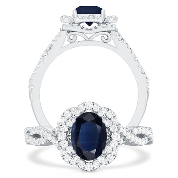 White Gold - Sapphire