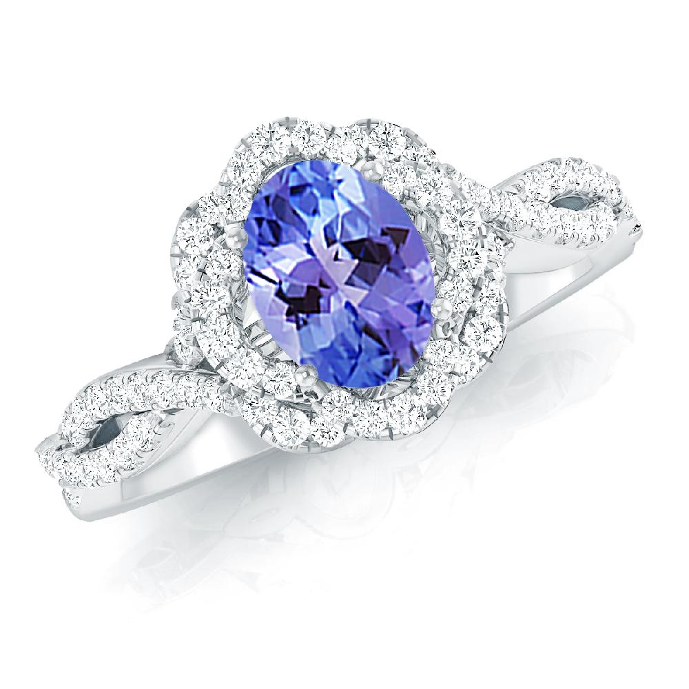 White Gold - Tanzanite