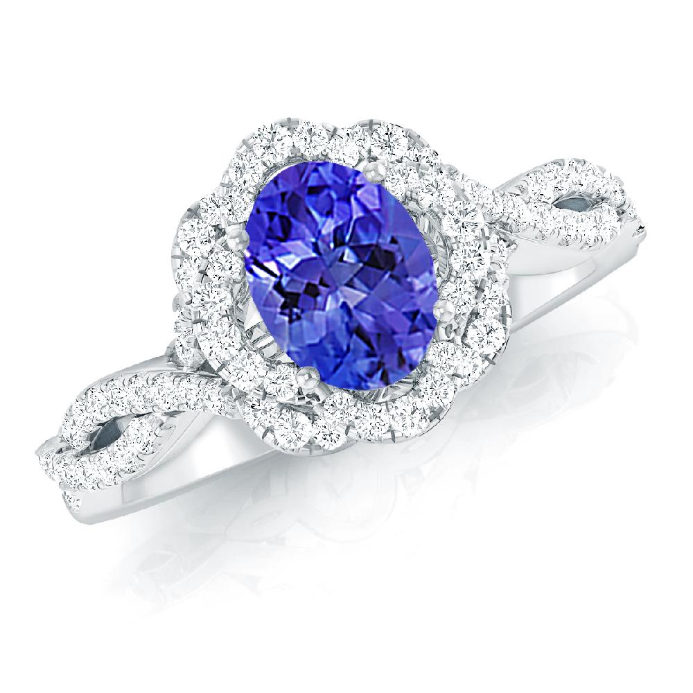 White Gold - Tanzanite