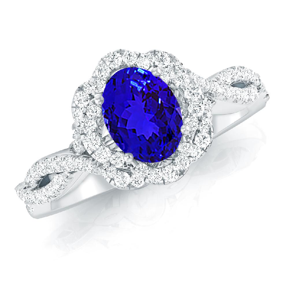 White Gold - Tanzanite