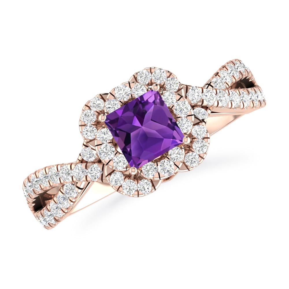 Rose Gold - Amethyst