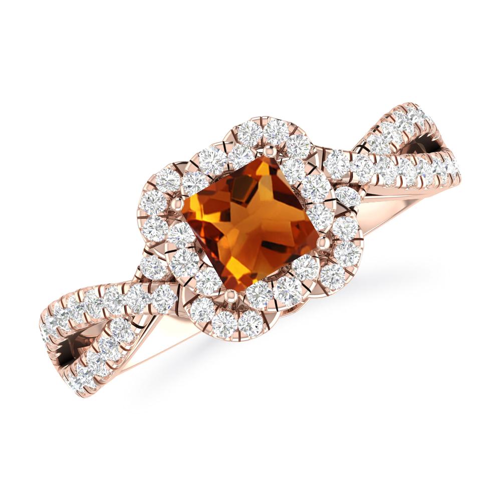 Rose Gold - Citrine