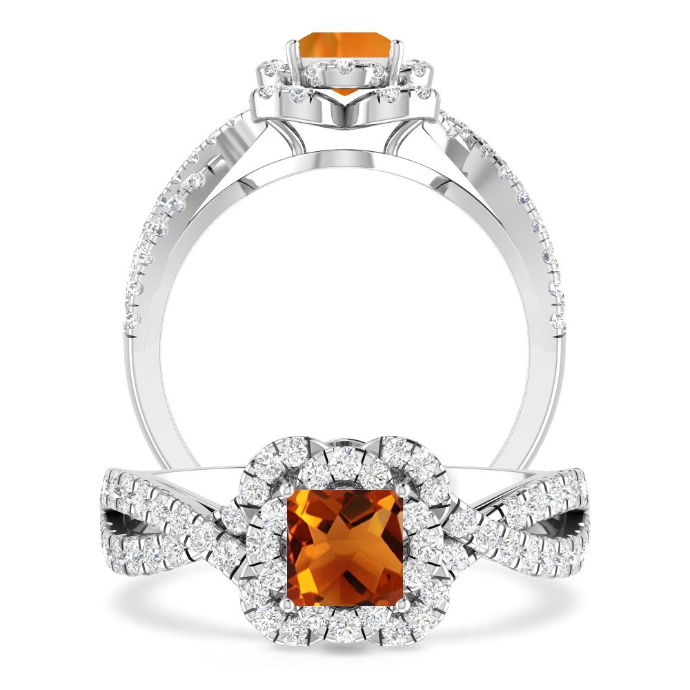 White Gold - Citrine