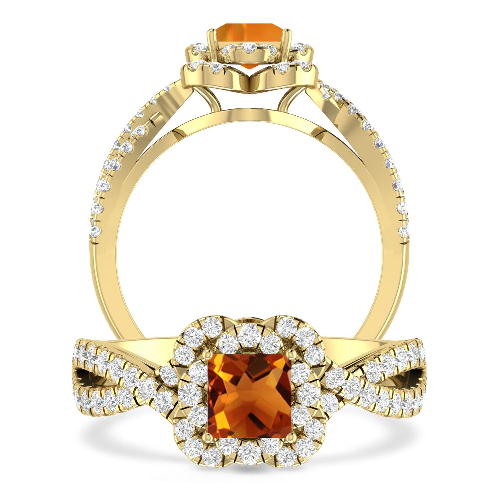 Yellow Gold - Citrine