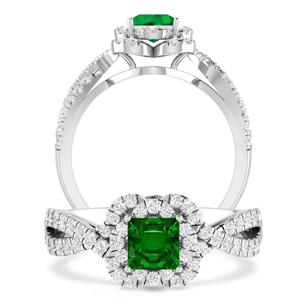 White Gold - Emerald